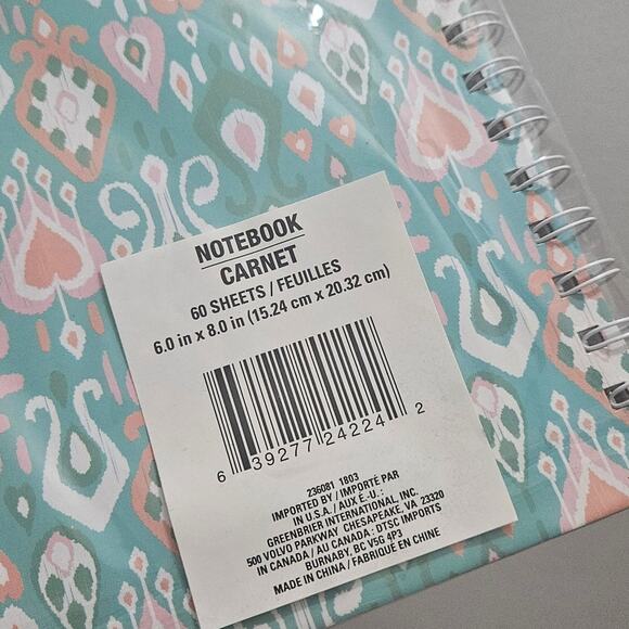 Vintage Y2K Adorable Greenbrier Cabernet 60 Sheet Notebook DREAM BIG - Picture 4 of 4